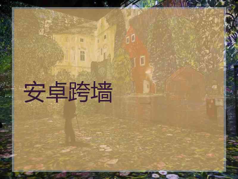 安卓跨墙