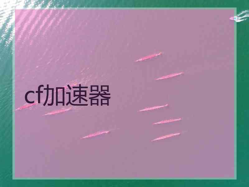 cf加速器