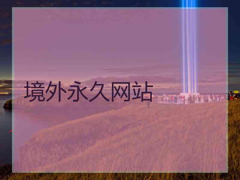 境外永久网站